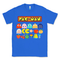 True Royal 80s pacman ghosts video games Classic Tee - artisFamous