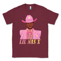 Burgundy lil nas x 2 Classic Tee - artisFamous