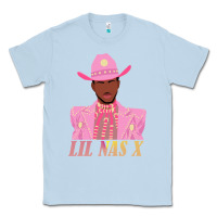 Dusty Blue lil nas x 2 Classic Tee - artisFamous