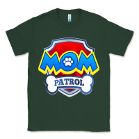 Sports Green funny mom patrol  funny dog mom gift birthday party t shirt Classic Tee - artisFamous