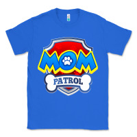 True Royal funny mom patrol  funny dog mom gift birthday party t shirt Classic Tee - artisFamous