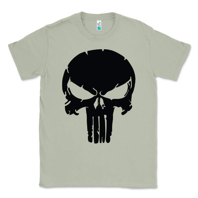 The Punisher Skull Black Classic Tee by artisFamous | Teevron