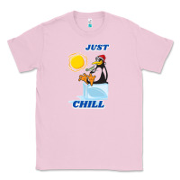 Bubblegum Pink Just Chill Classic Tee - artisFamous