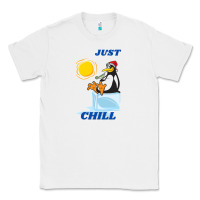 White Just Chill Classic Tee - artisFamous