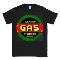 Black GARAGE CAR GASOLINE Classic Tee - artisFamous