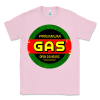 Bubblegum Pink GARAGE CAR GASOLINE Classic Tee - artisFamous