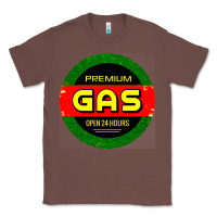 Chestnut GARAGE CAR GASOLINE Classic Tee - artisFamous