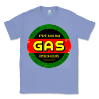 Colony Blue GARAGE CAR GASOLINE Classic Tee - artisFamous