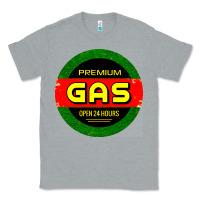 Heather Grey GARAGE CAR GASOLINE Classic Tee - artisFamous