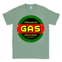 Sage GARAGE CAR GASOLINE Classic Tee - artisFamous