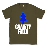 Army Green gravity falls dipper blue pine premium Classic Tee - artisFamous