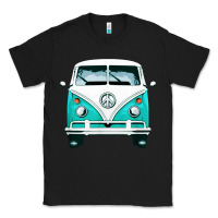 Black hippie surf van Classic Tee - artisFamous