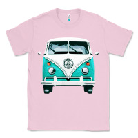 Bubblegum Pink hippie surf van Classic Tee - artisFamous