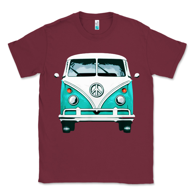 Hippie Surf Van Classic Tee by artisFamous | Teevron