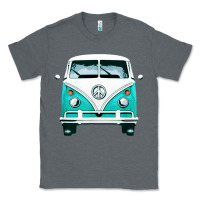 Charcoal Heather hippie surf van Classic Tee - artisFamous