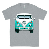 Heather Grey hippie surf van Classic Tee - artisFamous