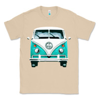 Mushroom hippie surf van Classic Tee - artisFamous