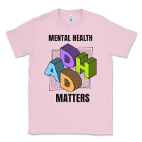 Bubblegum Pink adhd mental health matters Classic Tee - artisFamous