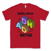 Red adhd mental health matters Classic Tee - artisFamous