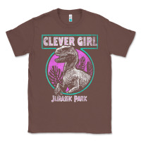 Chestnut distressed teal raptor clever girl t shirt Classic Tee - artisFamous
