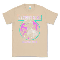 Mushroom distressed teal raptor clever girl t shirt Classic Tee - artisFamous