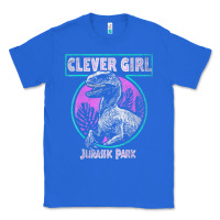 True Royal distressed teal raptor clever girl t shirt Classic Tee - artisFamous