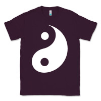 Plum yin yang Classic Tee - artisFamous