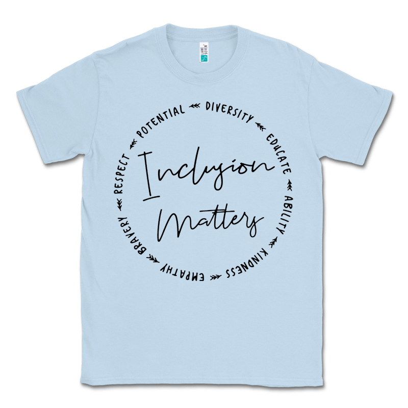 Inclusion Matters With Empathy Bravery Respect Classic Tee by artisFamous | Teevron