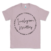 Lilac inclusion matters with empathy bravery respect Classic Tee - artisFamous