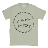 Matcha inclusion matters with empathy bravery respect Classic Tee - artisFamous