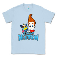 Dusty Blue jimmy neutron goddard title vintage poster Classic Tee - artisFamous