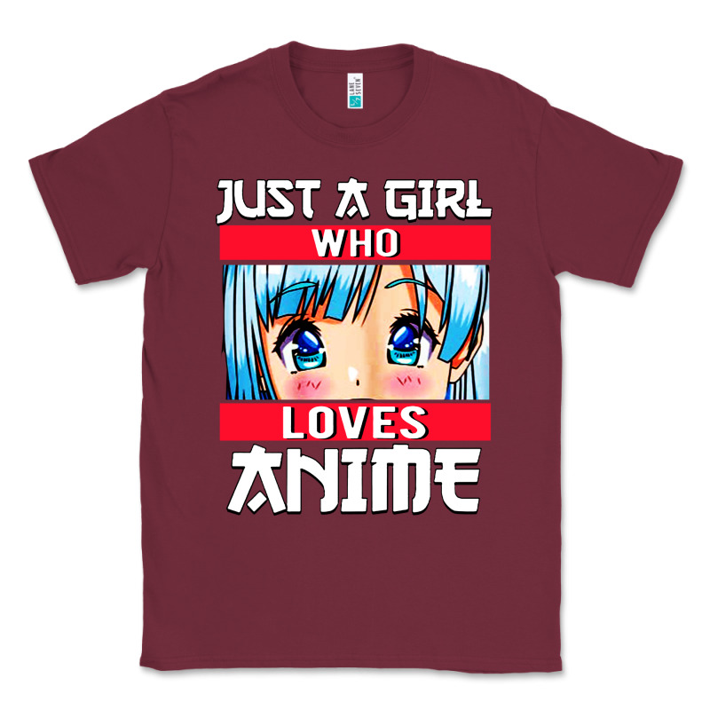 Just A Girl Who Loves Anime Japanese Cute Classic Tee by artisFamous | Teevron
