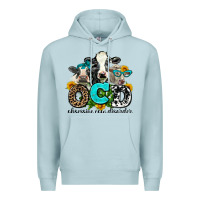 Blue Mist ocd obsessive cow disorder Premium Hoodie - AdoDesignShop