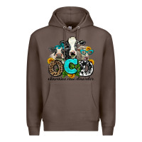 Coffee ocd obsessive cow disorder Premium Hoodie - AdoDesignShop