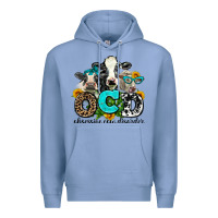 Colony Blue ocd obsessive cow disorder Premium Hoodie - AdoDesignShop