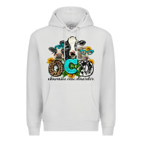 Dove Grey ocd obsessive cow disorder Premium Hoodie - AdoDesignShop