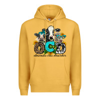 Mustard ocd obsessive cow disorder Premium Hoodie - AdoDesignShop