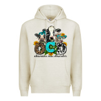 Oatmeal Heather ocd obsessive cow disorder Premium Hoodie - AdoDesignShop