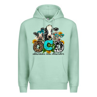 Seafoam ocd obsessive cow disorder Premium Hoodie - AdoDesignShop