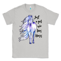 Moon Dust just a girl who loves horses Classic Tee - artisFamous