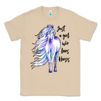 Mushroom just a girl who loves horses Classic Tee - artisFamous
