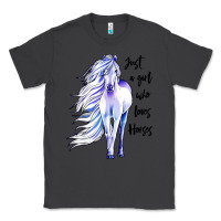 Smoke just a girl who loves horses Classic Tee - artisFamous
