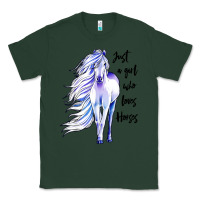 Sports Green just a girl who loves horses Classic Tee - artisFamous