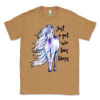 Toasted Coconut just a girl who loves horses Classic Tee - artisFamous