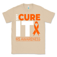Mushroom just cure it ms multiple sclerosis awareness Classic Tee - artisFamous