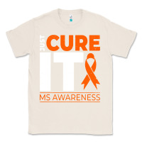 Natural just cure it ms multiple sclerosis awareness Classic Tee - artisFamous