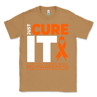 Toasted Coconut just cure it ms multiple sclerosis awareness Classic Tee - artisFamous