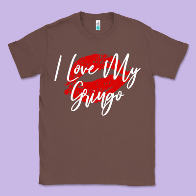Kiss Lips I Love My Gringo Wife Girlfriend Premium Classic Tee Designed By Artisfamous