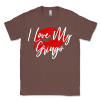Chestnut kiss lips i love my gringo wife girlfriend premium Classic Tee - artisFamous