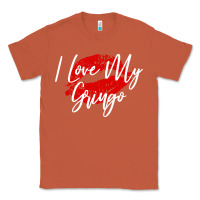 Copper kiss lips i love my gringo wife girlfriend premium Classic Tee - artisFamous